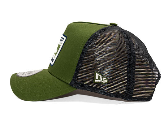 Kšiltovka New Era - Branded Patch Trucker 9FORTY Trucker - Rifle Green