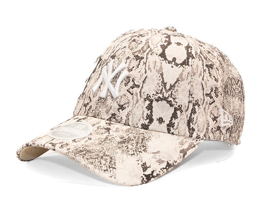 Dámská Kšiltovka New Era - MLB Snake 9FORTY - NY Yankees - Gray / White