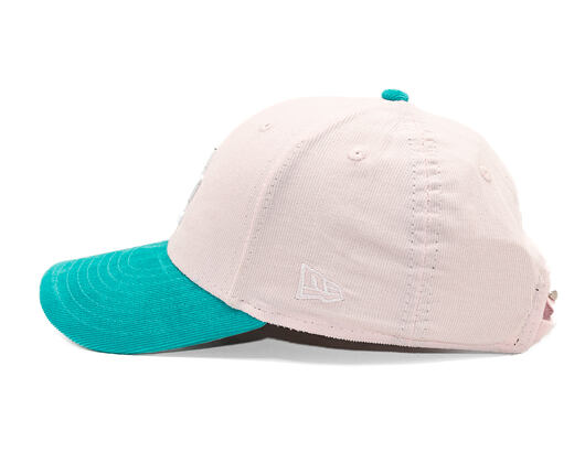 Dětská Kšiltovka New Era - MLB Kids Cord 9FORTY - LA Dodgers - Light Pink / Mint