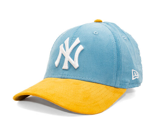 Dětská Kšiltovka New Era - MLB Kids Cord 9FORTY - NY Yankees - Blue Foam / Yellow