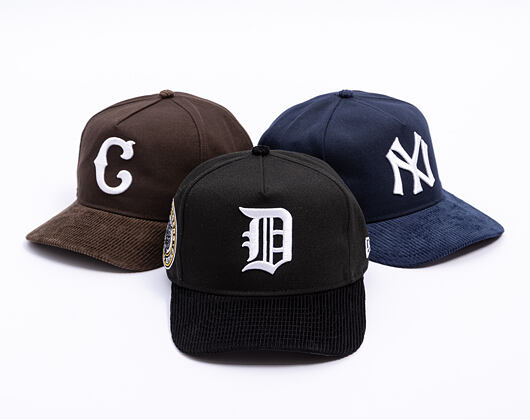 Kšiltovka New Era - MLB Cooperstown Cord 19TWENTY - Detroit Tigers - Black