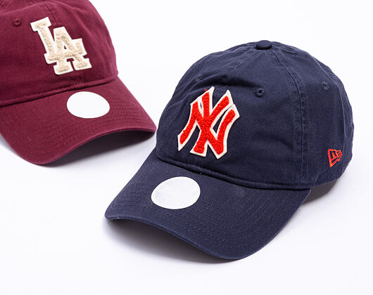 Dámská Kšiltovka New Era - MLB Boucle 9TWENTY - NY Yankees - Navy / Orange