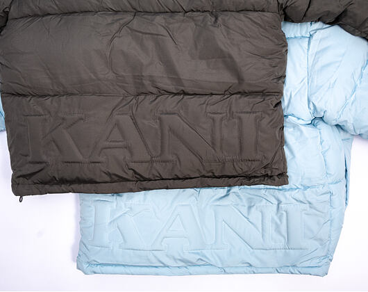 Péřová bunda Karl Kani - Small Signature Embossed Logo Puffer Jacket - Grey