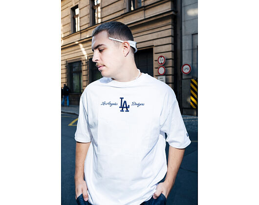 Triko New Era - MLB Graphic Oversized Tee - LA Dodgers - White