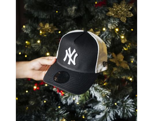Kšiltovka New Era - MLB Clean Trucker 2 9FORTY Trucker - NY Yankees - Black / White