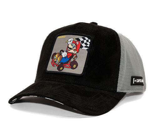Kšiltovka Capslab Trucker Premium Mario Kart X Capslab Black/Stone