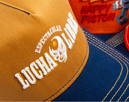 Kšiltovka Stetson - Trucker Cap Lucha Libre by JJ Hats - Navy/Orche