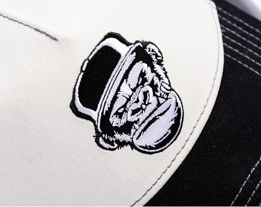 Kšiltovka Stetson - Trucker Cap Ape by FWS - Black/White