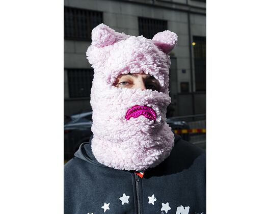 Kukla Sprayground Pink Fleece Bear Ears Ski Mask