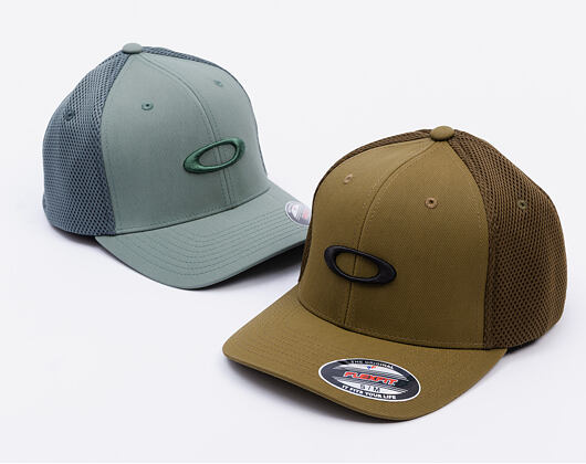 Kšiltovka Oakley - Oakley Ellipse Mesh Hat - Army Green