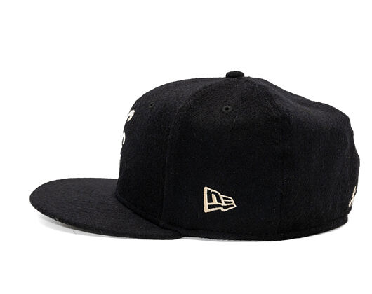 Kšiltovka New Era - 59FIFTY Day - Wool & Cashmere Script - Black
