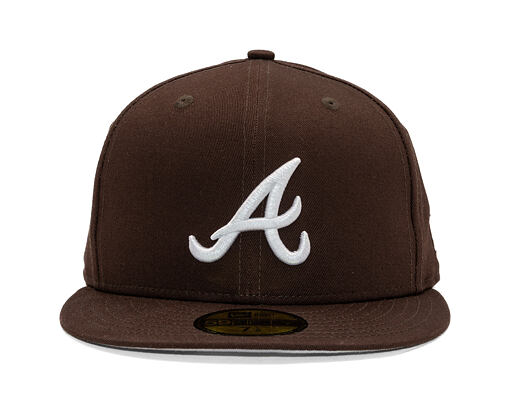 Kšiltovka New Era - MLB Seasonal 59FIFTY - Atlanta Braves - Burnt Wood - Brown