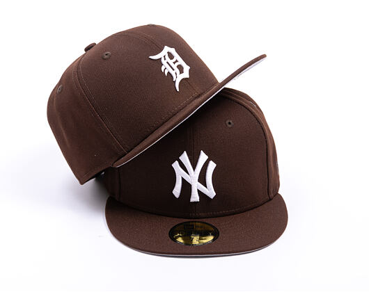 Kšiltovka New Era - MLB Seasonal 59FIFTY - Detroit Tigers - Burnt Wood - Brown