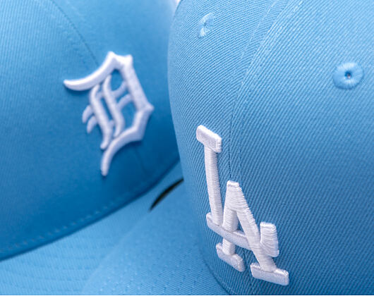 Kšiltovka New Era - MLB Seasonal 59FIFTY - LA Dodgers - Sky Blue / Pink UV