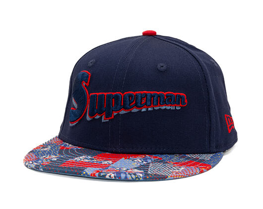 Dětská Kšiltovka New Era - Warner Bros DC Universe 9FIFTY - Superman - Navy