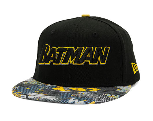 Dětská Kšiltovka New Era - Warner Bros DC Universe 9FIFTY - Batman - Black