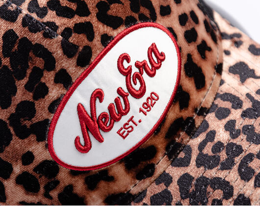 Dámská Kšiltovka New Era - Branded Leopard 9FORTY M-CROWN Trucker - Camel