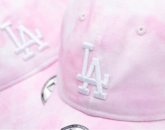 Dětská Kšiltovka New Era - MLB Tie Dye 9TWENTY - LA Dodgers - Blush Pink