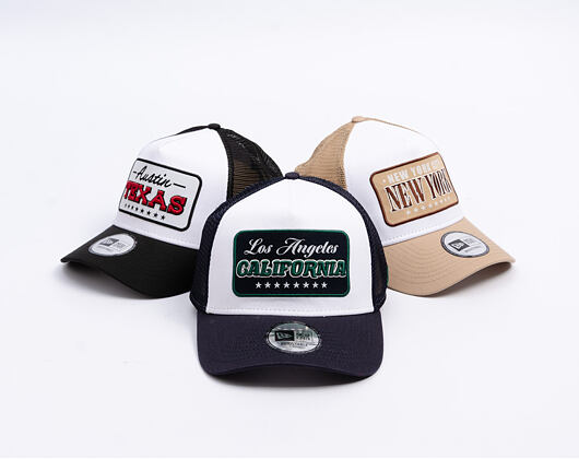Kšiltovka New Era - Branded Location Patch 9FORTY Trucker - Navy