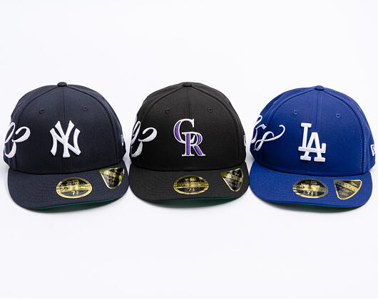 Kšiltovka New Era - MLB Established 59FIFTY Low Profile - Colorado Rockies - Black