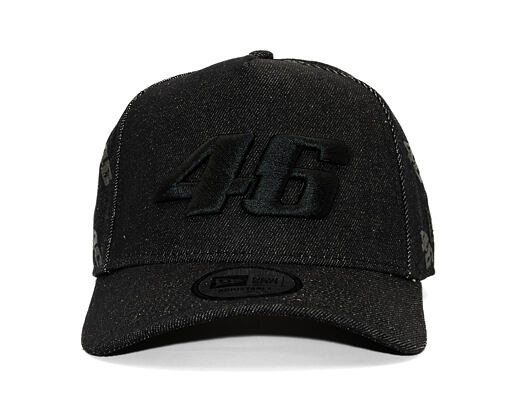 Kšiltovka New Era - Valentino Rossi VR46 Denim 9FORTY Trucker - VR46 - Black