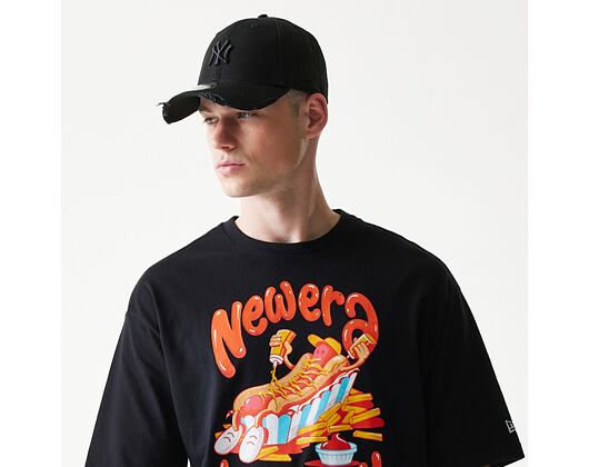 Triko New Era - Food Graphic Tee - Black