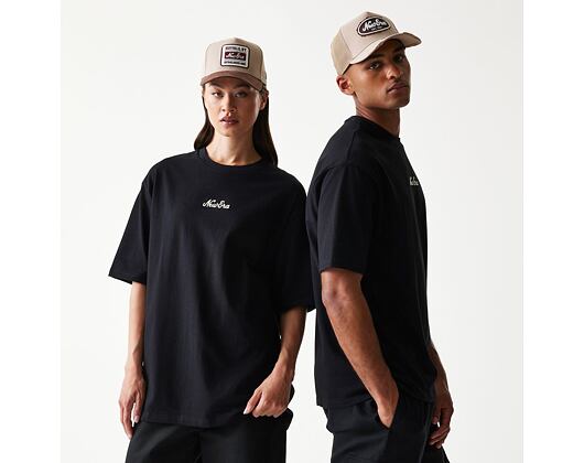 Triko New Era - Script Oversized Tee - Black