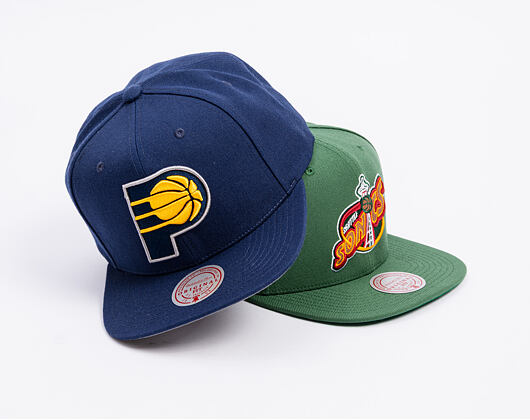 Kšiltovka Mitchell & Ness - Indiana Pacers - Team Ground 2.0 Snapback - Blue