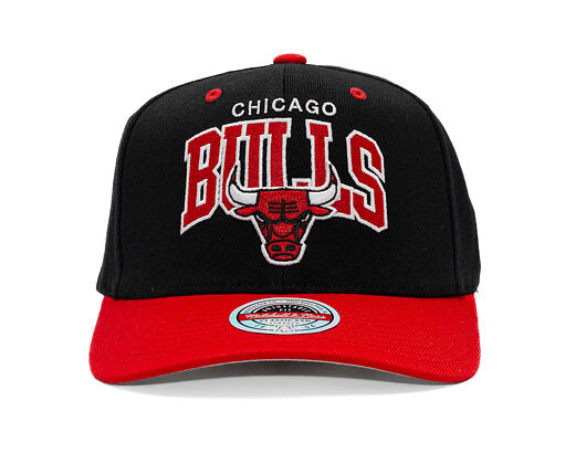 Kšiltovka Mitchell & Ness - NBA Team Arch Snapback - Chicago Bulls - Black / Red