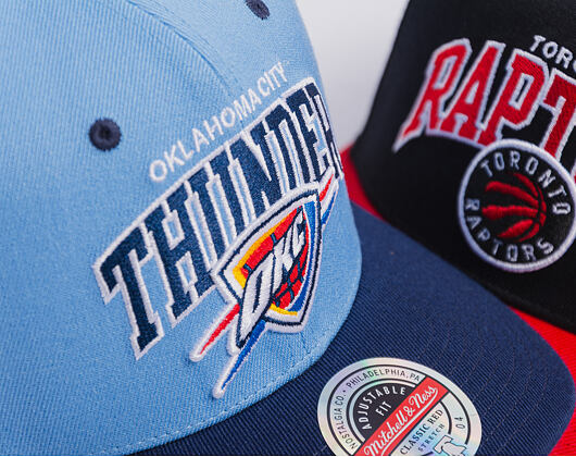 Kšiltovka Mitchell & Ness - NBA Team Arch Snapback - Oklahoma City Thunder - Blue