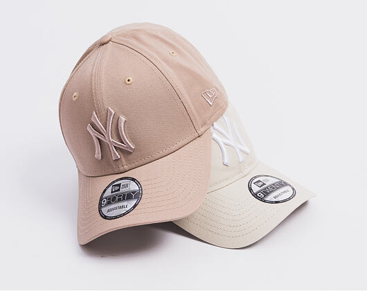 Kšiltovka New Era - MLB Essential 9FORTY - NY Yankees - Light Brown