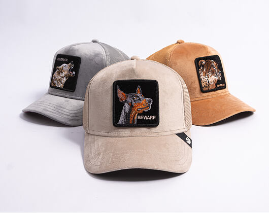 Kšiltovka Goorin - Velour Doberman - Biscuit