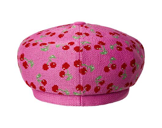 Baret Kangol - Tropic Cherry Jax Beret - Bright Fuchsia