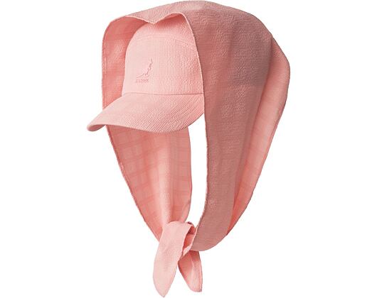 Kšiltovka Kangol - TRENDS PACK - Seersucker Drape 5-Panel - Pink