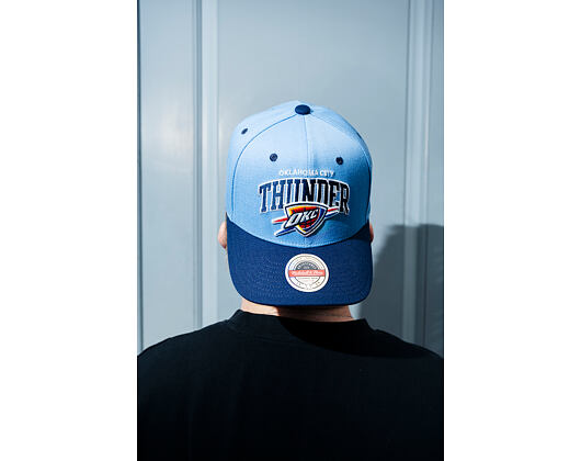 Kšiltovka Mitchell & Ness - NBA Team Arch Snapback - Oklahoma City Thunder - Blue