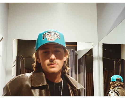 Kšiltovka Mitchell & Ness - NBA Team Arch Snapback - Detroit Pistons - Teal / Black