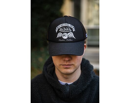 Kšiltovka Von Dutch - Trucker - VD MC - Dark Grey