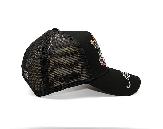 Kšiltovka Ed Hardy - Love-Slowly Twill Front Mesh Trucker - Black