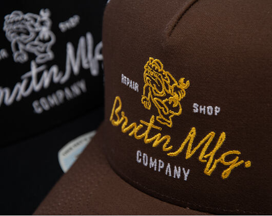 Kšiltovka Brixton - Tolman MP Trucker - Pinecone Brown/White