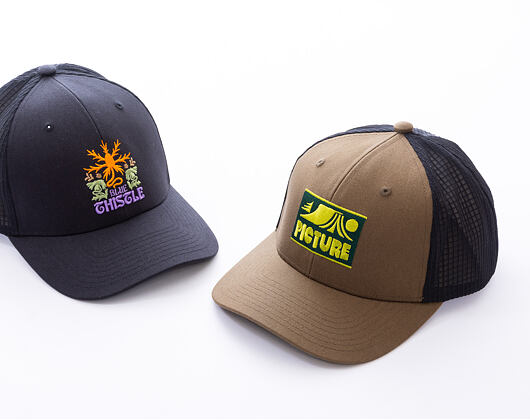 Kšiltovka Picture - Zephyr Trucker - Tobacco - Rectangle Patch - Olive