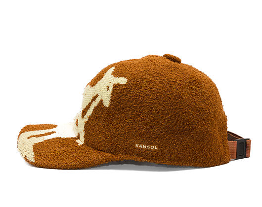 Kšiltovka Kangol - Retro Bermuda Big Kroo Spacecap - Rustic Caramel