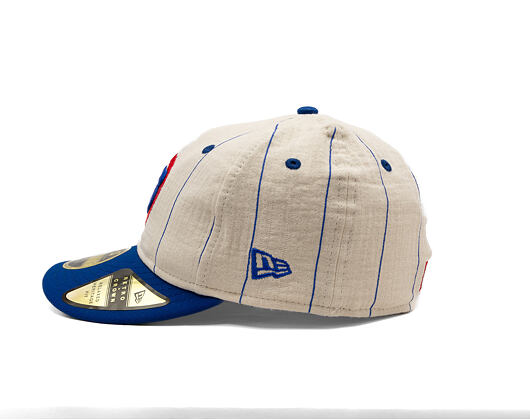 Kšiltovka New Era - MLB Retro Linen Pinstripe 59FIFTY Retro Crown - Chicago Cubs - Team Color