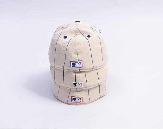 Kšiltovka New Era - MLB Retro Linen Pinstripe 59FIFTY Retro Crown - Chicago Cubs - Team Color