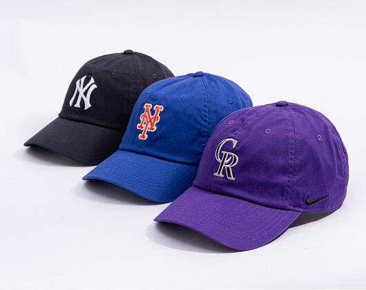 Kšiltovka Nike - Club Unstructured - Colorado Rockies - Court Purple 51L