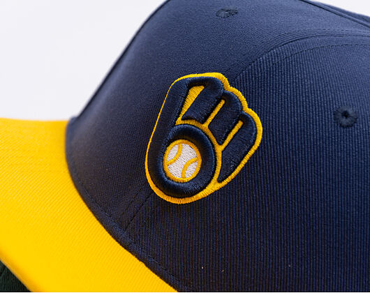 Kšiltovka Nike - Dri-Fit Pro - Milwaukee Brewers - Midnight Navy 44B/Amarillo 78H