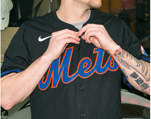 Dres Nike - MLB Limited Alternate Jersey - New York Mets - Black 00A