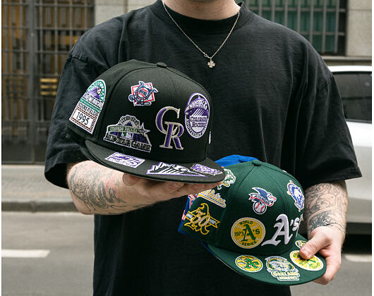 Kšiltovka New Era - MLB All Over Logo 59FIFTY - Colorado Rockies - Team Color