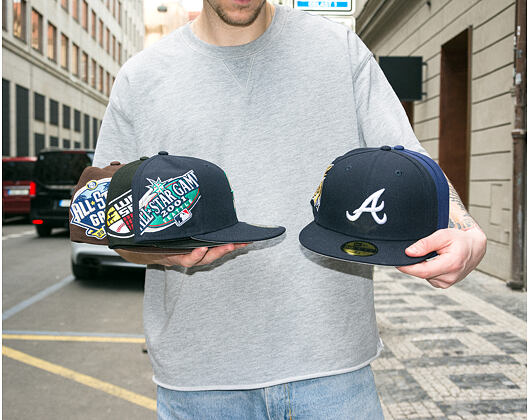 Kšiltovka New Era - MLB Hidden Hit 59FIFTY - Atlanta Braves - Team Color