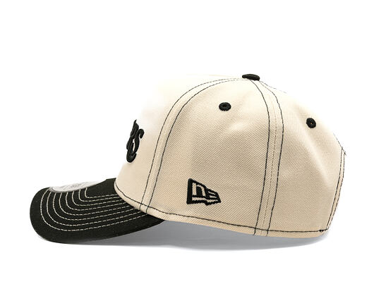 Kšiltovka New Era - NBA City Icon 9FORTY A-Frame - LA Lakers - Cream / Black