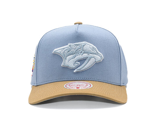 Kšiltovka Mitchell & Ness  - NHL Frosted Peak - Pro Pinch - Nashville Predators - Blue/Brown